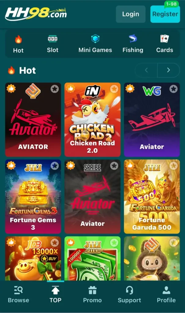 HH 98 Game